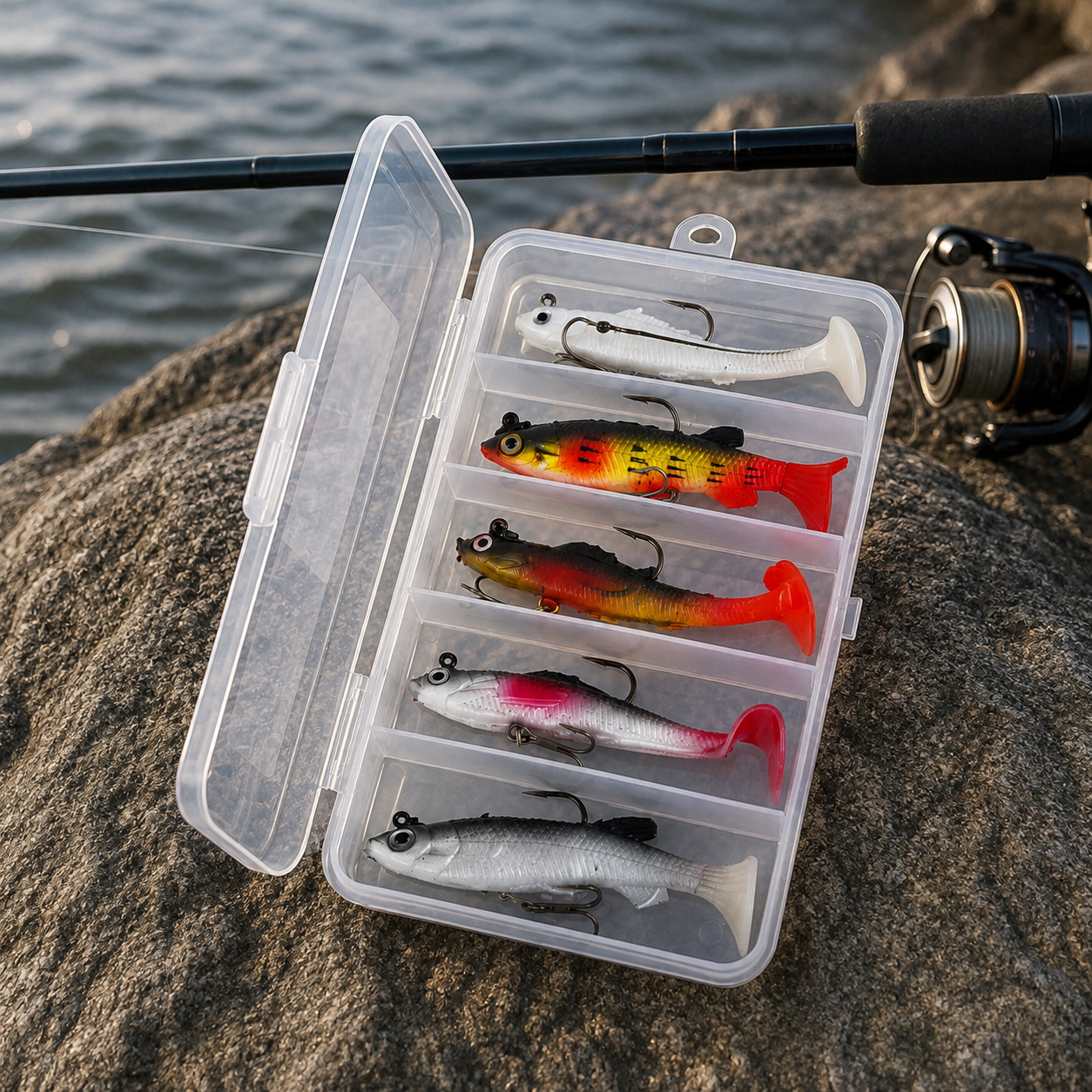 Fish-Xpro Hybrid pike lure kit - 10cm - 10g - Set 5pcs - Incl. tacklebox