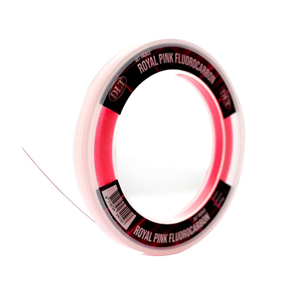 DLT Royal Pink | Fluor Carbon Lijn | 200m 0.22mm 4.25kg Trekkracht