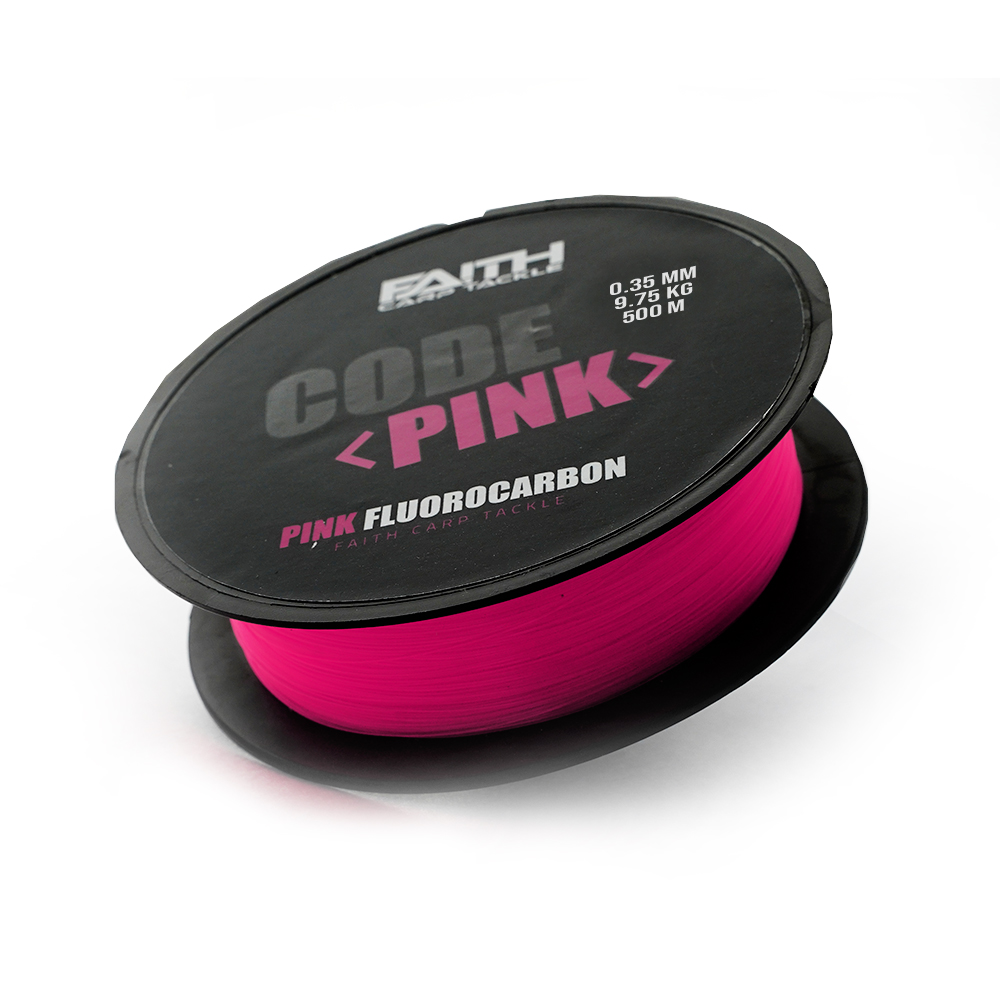 Faith Code Pink | Fluor-Carbon | Nylon | 0.35mm | 500m | 9.75kg