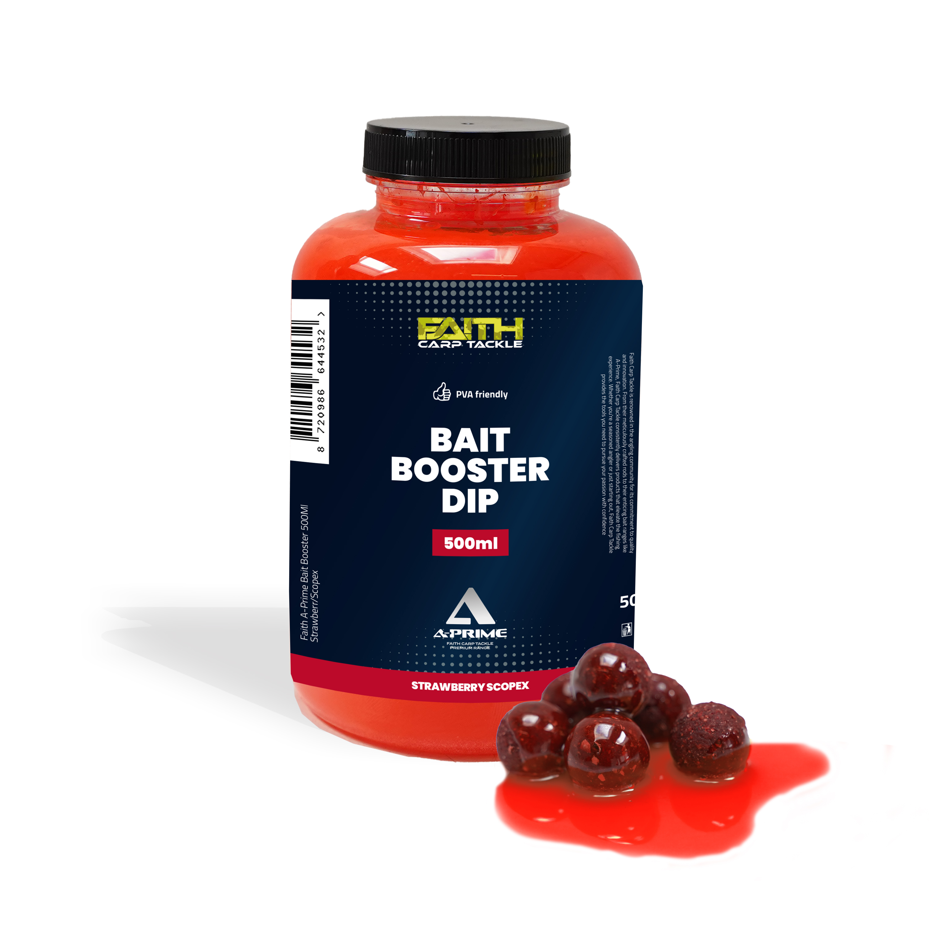Faith A-Prime Bait Booster - 500ml - Strawberry/Scopex