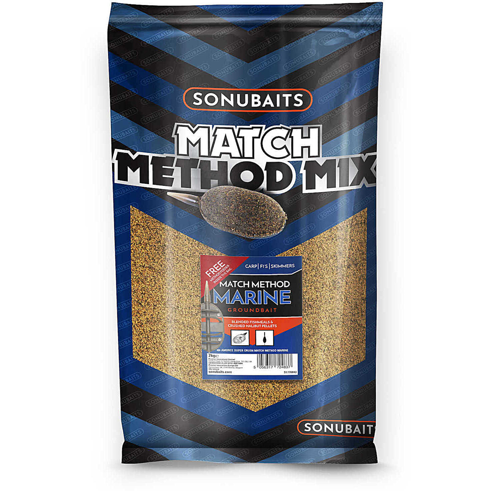 Sonubaits Match Method Mix - Dark - 2kg