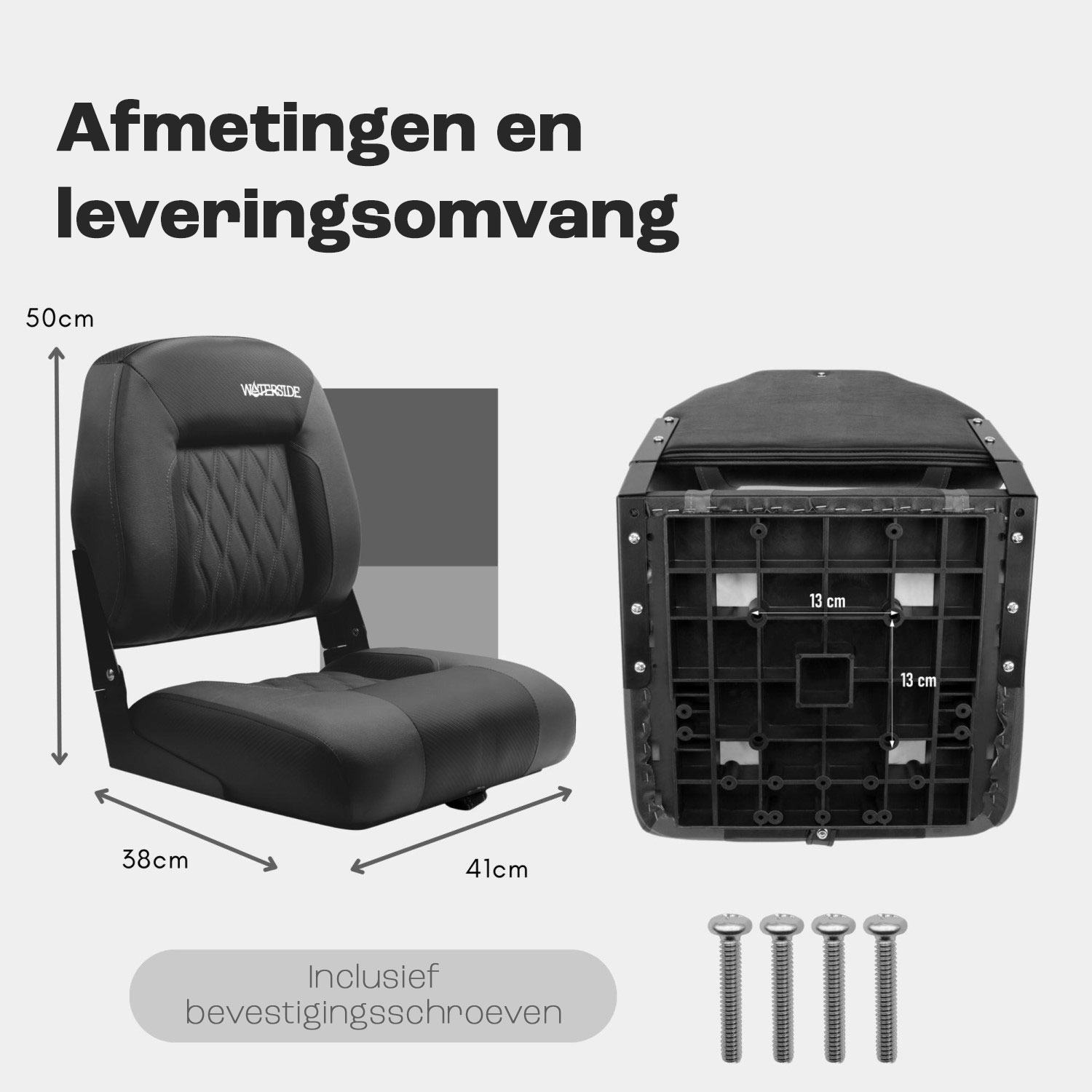 Waterside - Luxus Low Back - Bootstoel - Klark - Dark Series