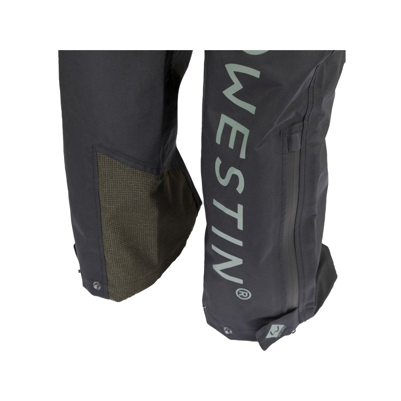 Westin W6 Rain Bibs - XXL - Steel Black