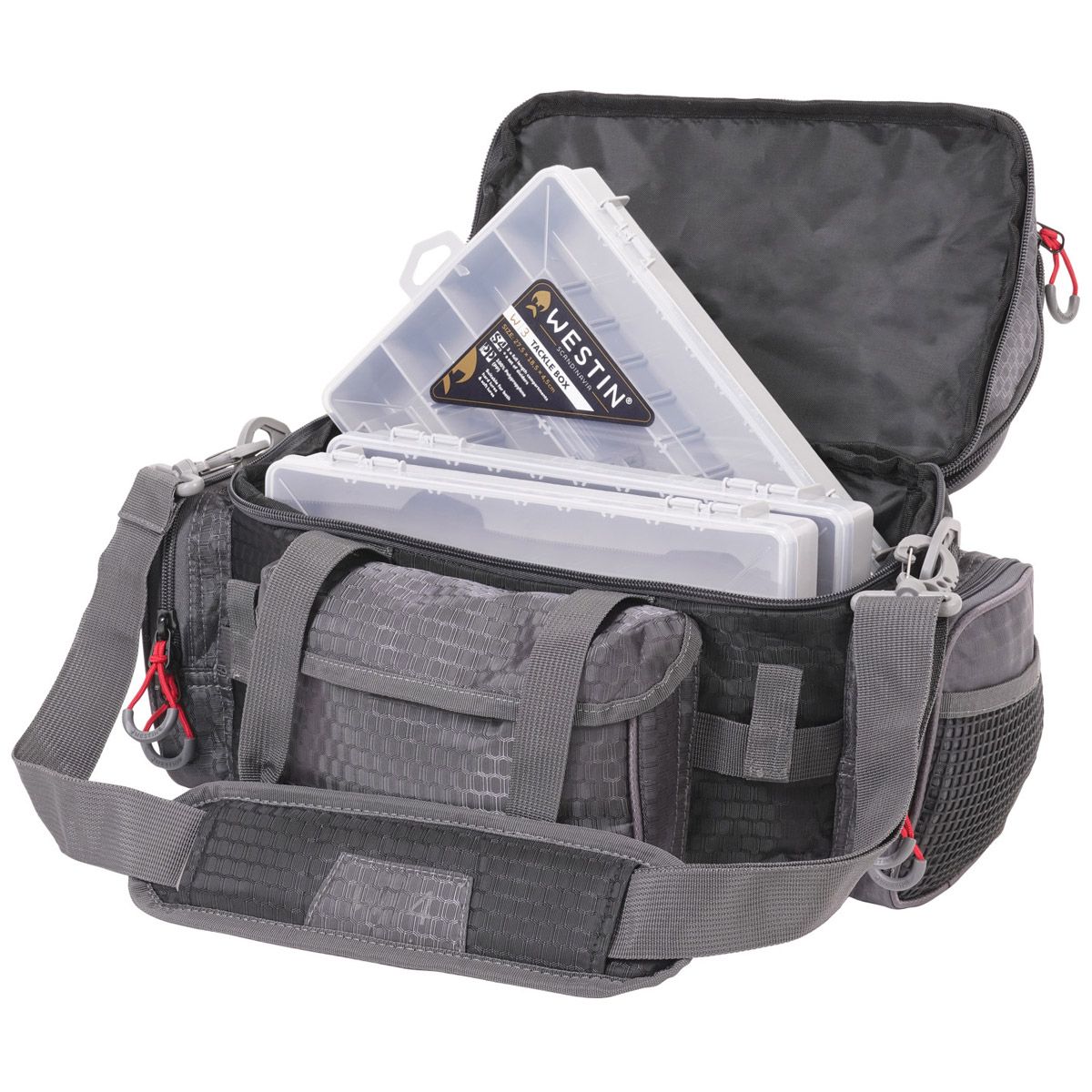 Westin W4 Lure Bag - Plus 4 Boxes - Small - Titanium Black
