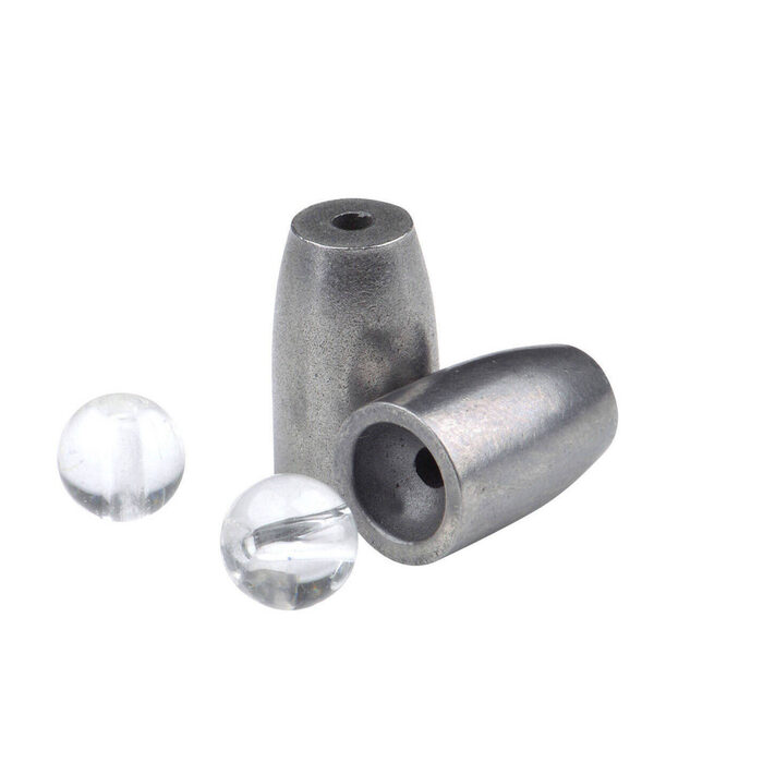Spro Stainless Steel Bullet Sinker | Matt Steel | 7.2g | Lood