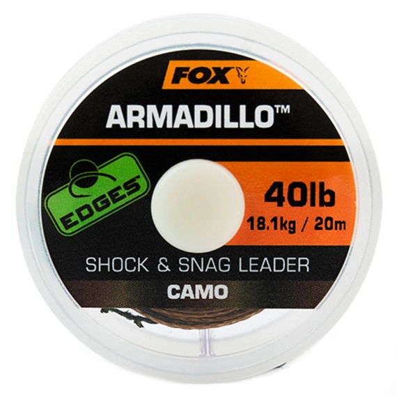 Fox Camouflage Armadillo 50lb | Snag Leader | 20m