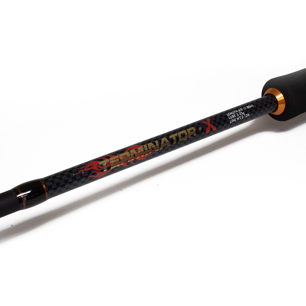 X2 Terminator X | BaitCasting  Hengel| 1.8m 10-40g | 2-Delig + Extra Top | Baitcasthengel | Kunstaashengel