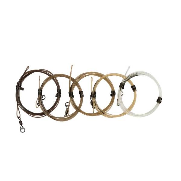Korda Dark Matter Leader | Maat 8 | Ring Swivel | 50cm | Weed | 40lb