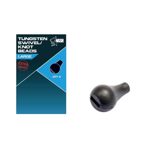 Nash - Cling On - Tungsten Swivel & Knot Bead - Large