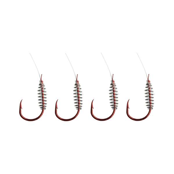 Dam Spezi Paste | Onderlijn | Haakmaat 6 | 0.22mm | 3.2kg | 7lbs | 80cm | 4 Stuks