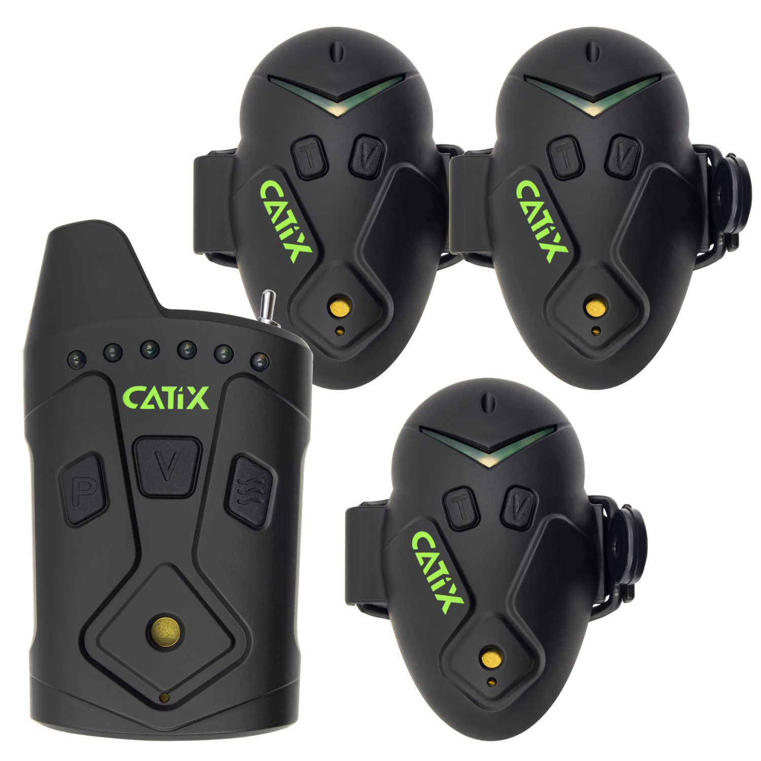 Catix XP8 Meerval Beetverklikkers set van 3 in koffer | Draadloos |