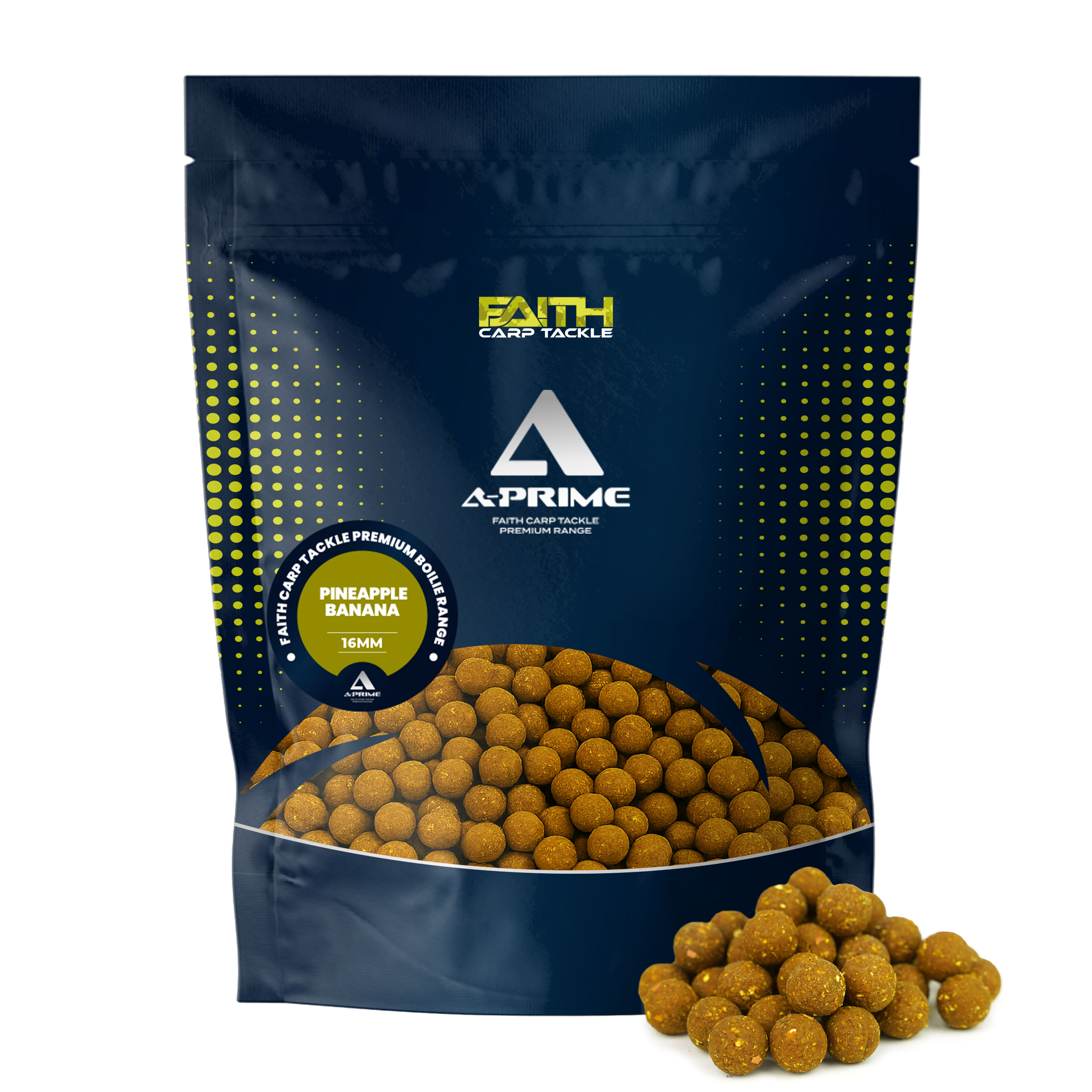 Faith A-Prime Boilie - 5kg - 16mm - Banana/Pineapple