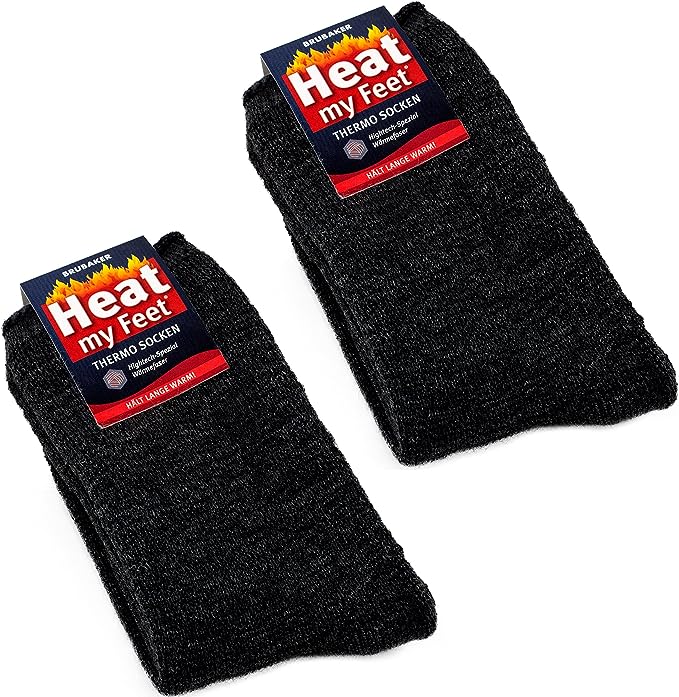 2-Paar Brubaker Thermosokken - Heat my Feet 