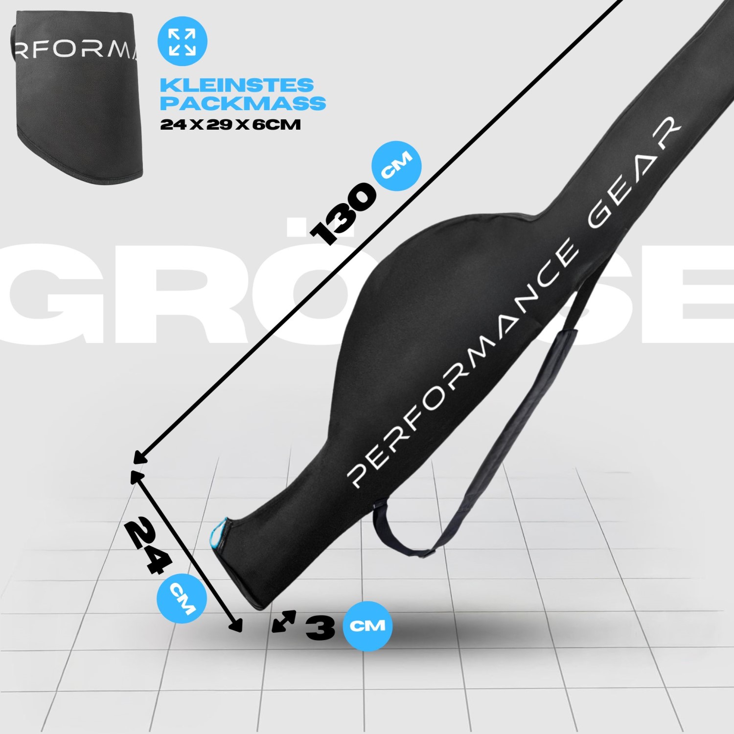 Pro Tackle Hengelfoudraal 1-Rod - lengte 130cm