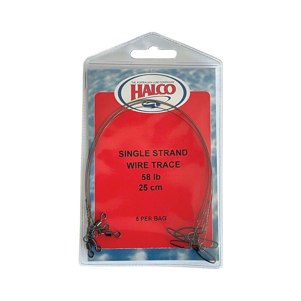 Halco Single Strand Wire Trace 105lb 50cm