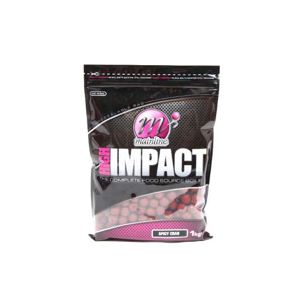 Mainline High Impact Boilie | Spicy Crab | 15mm | 1kg