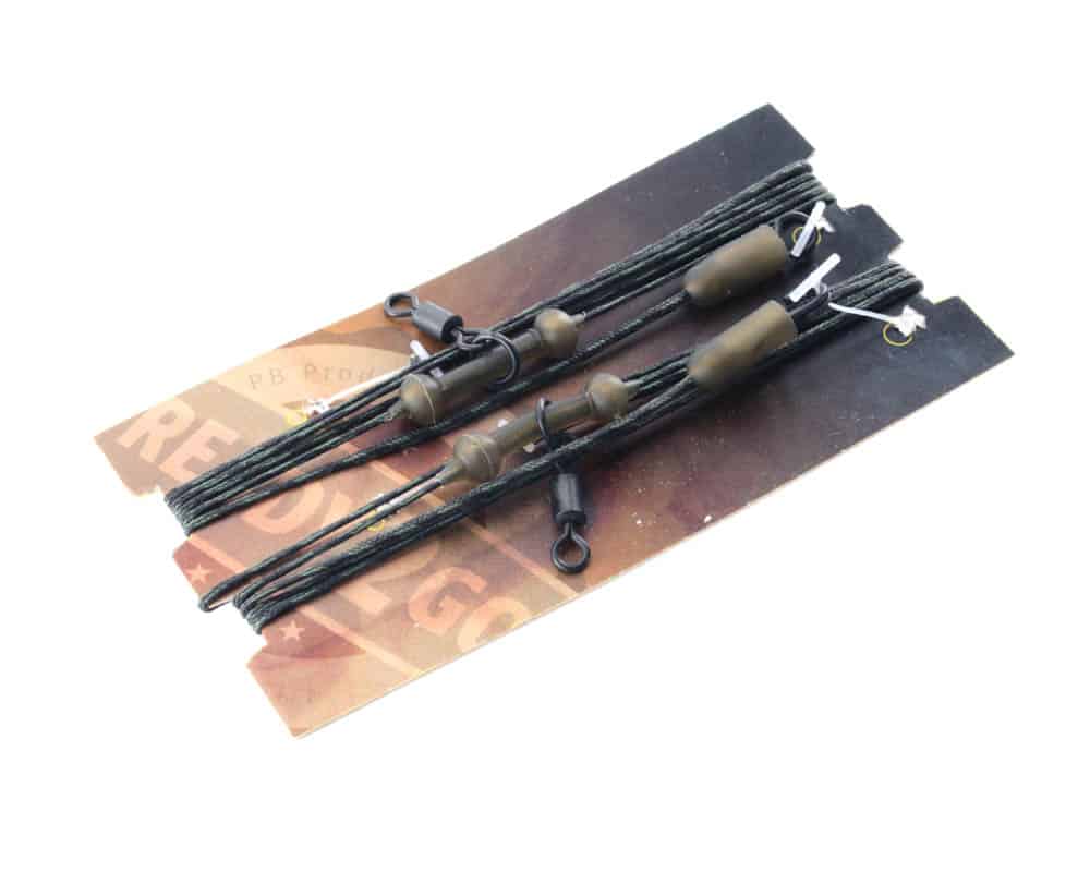PB Products R2G DF Extra Safe Heli-Chod Leader - 90cm - Gravel - 2st.