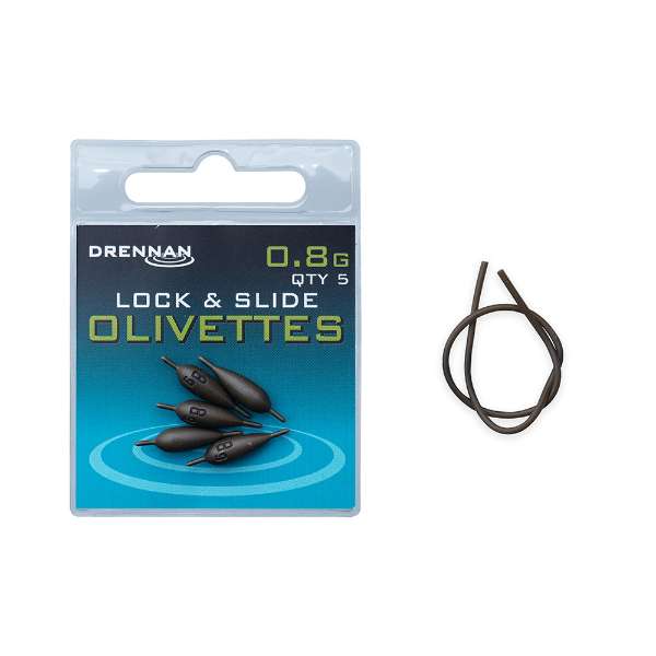 Drennan Olivettes Lock & Slide | Lood | 0.8g