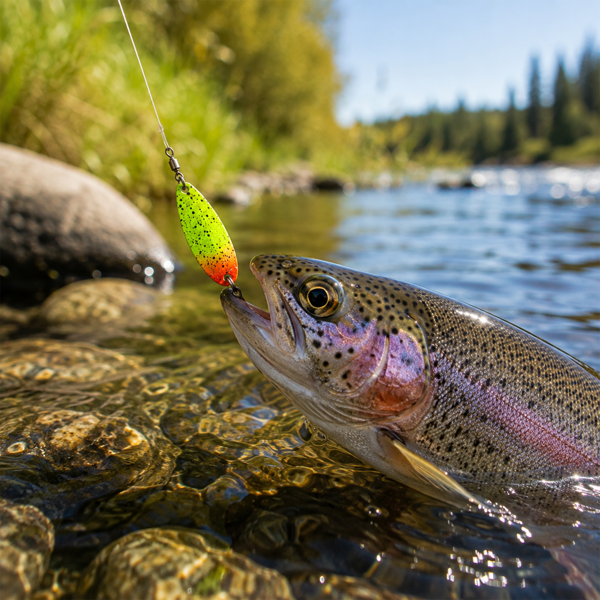 Troutlook Trout Spoon Set - 3g - 21pcs incl Tacklebox