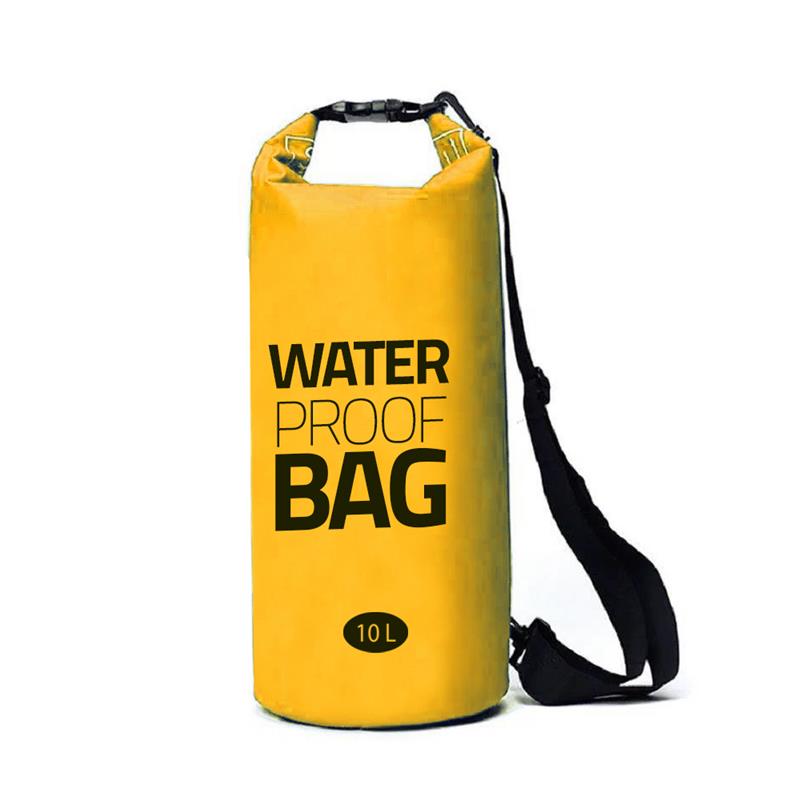 Eurocatch | Waterdichte Dry Bag | Duffel Bag | Waterdichte Tas | Geel | 10 liter