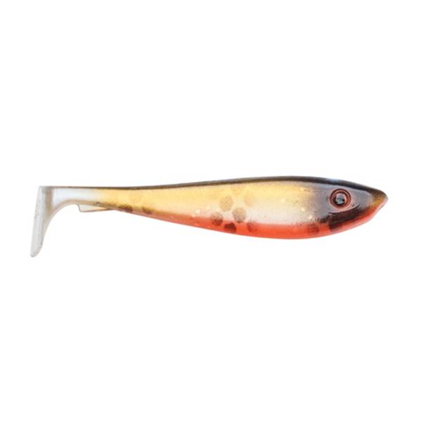 Abu Garcia Svartzonker Mc Rubber Shad | 9cm | Tigergösen/Walleye | 8 Stuks