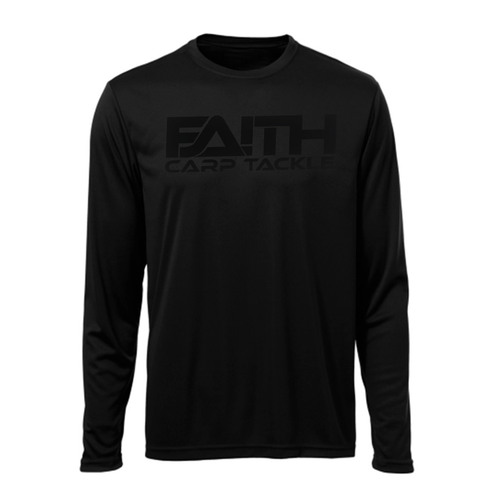 Faith Long Sleeve Shirt | Black | Maat XXL
