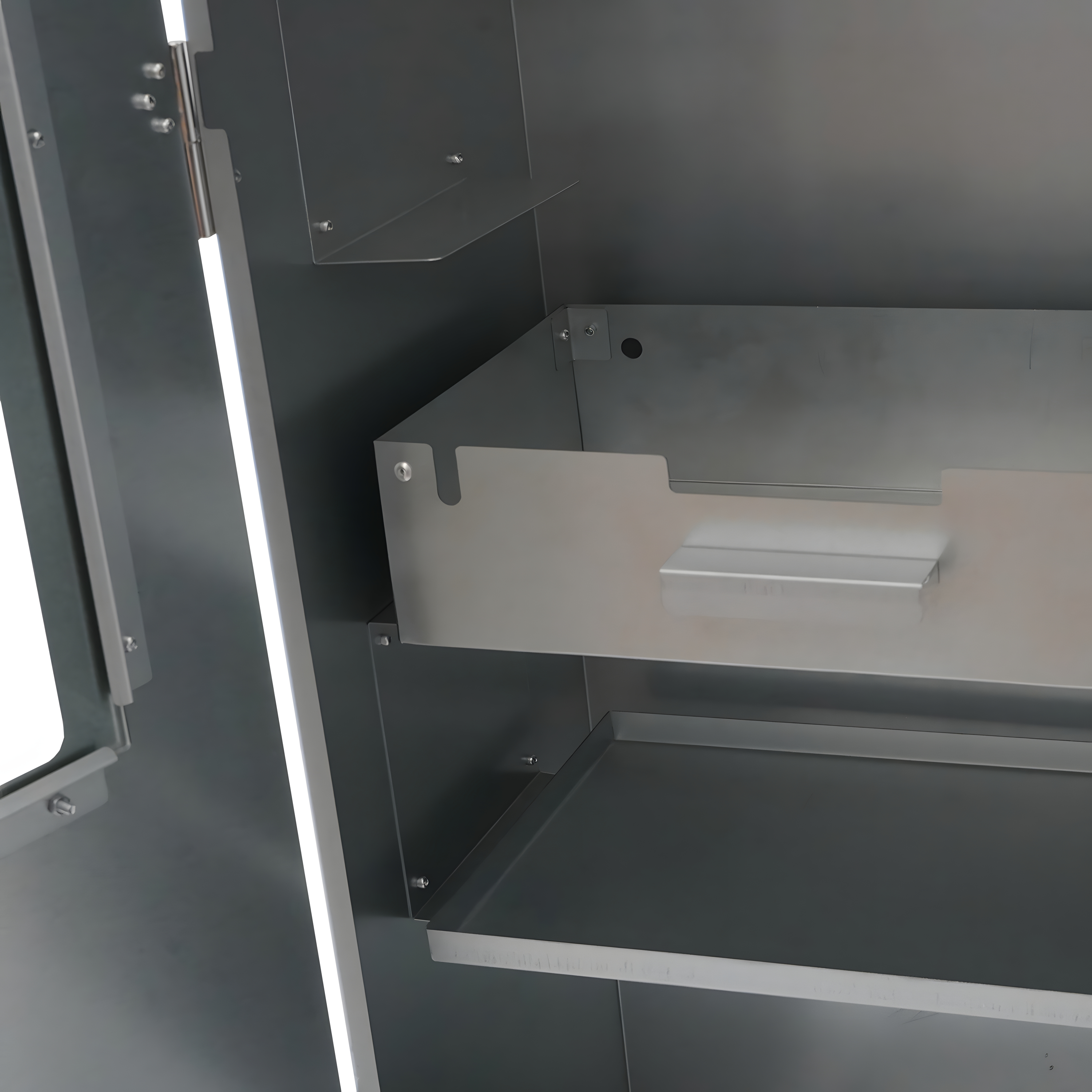 EuroCatch Rookoven  Big One - 120x44x28cm - Incl. Thermometer - Rookhaken - RVS Roosters