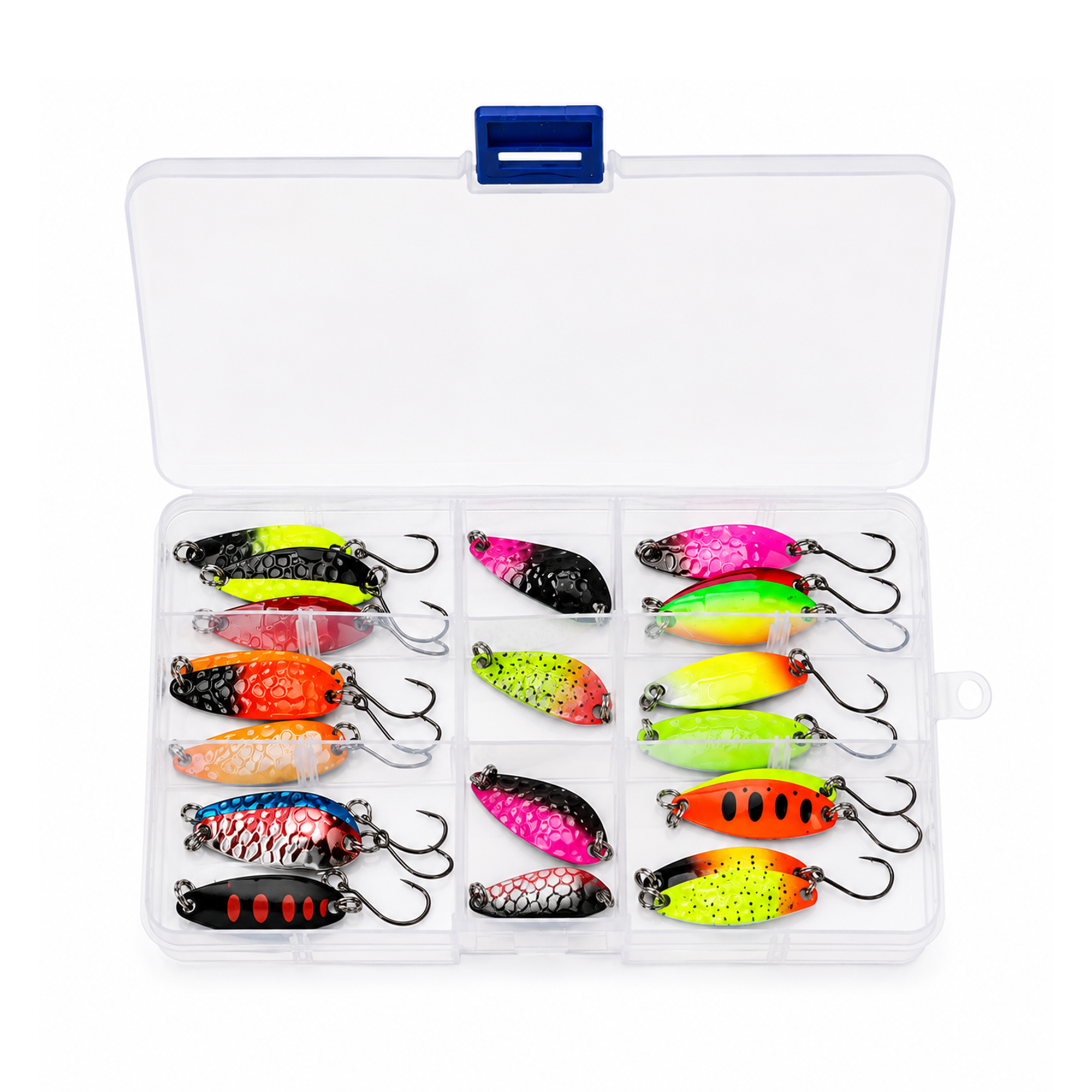 Troutlook Trout Spoon Set - 3g - 21pcs incl Tacklebox