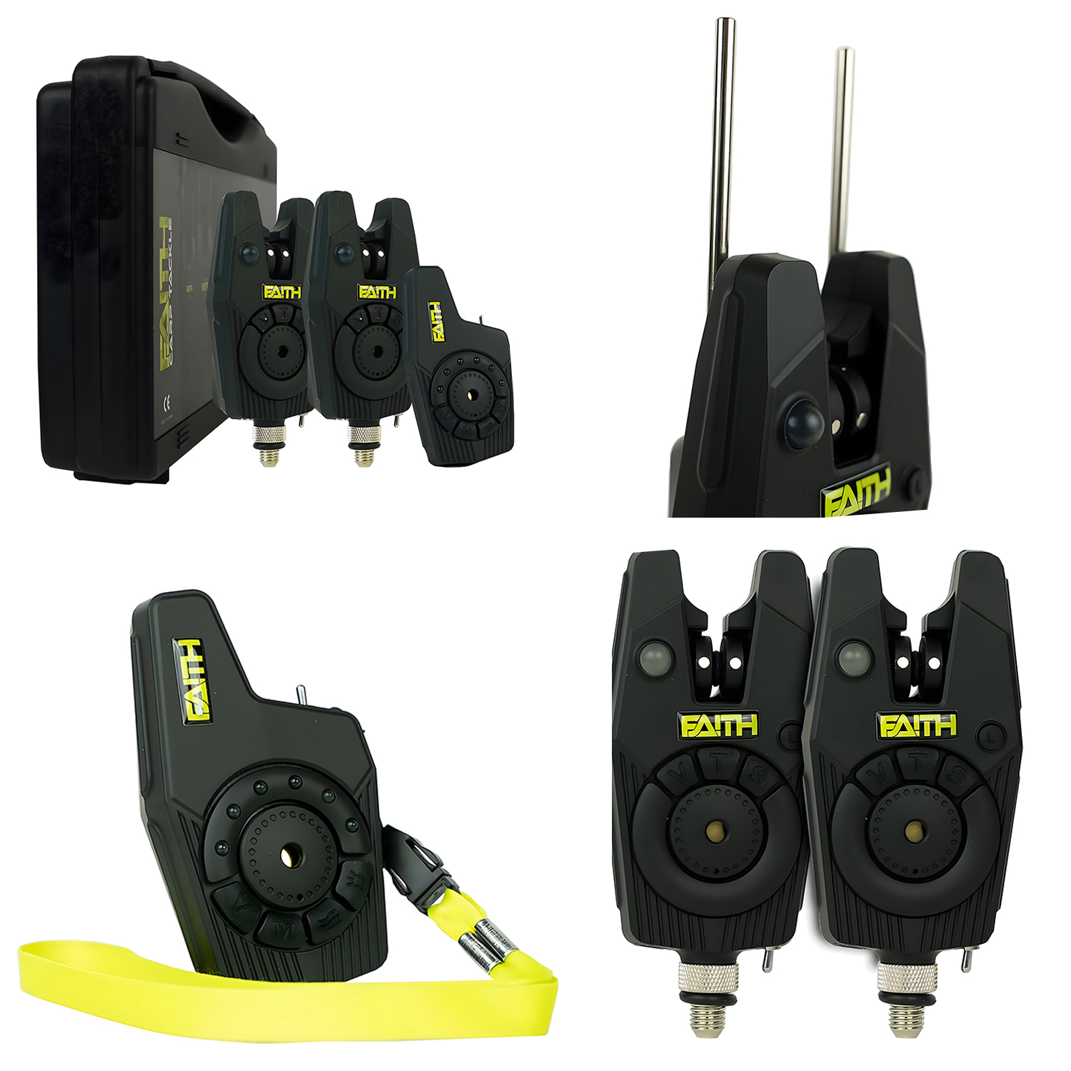 X2 - Karperset - Carp deluxe set - Hengels - Molens - Schepnet - Onthaakmat - Rodpod - Beetmelders -Vistas