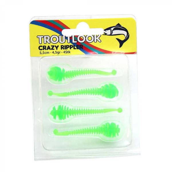 Troutlook Crazy Rippler 5.50cm | Neon Green