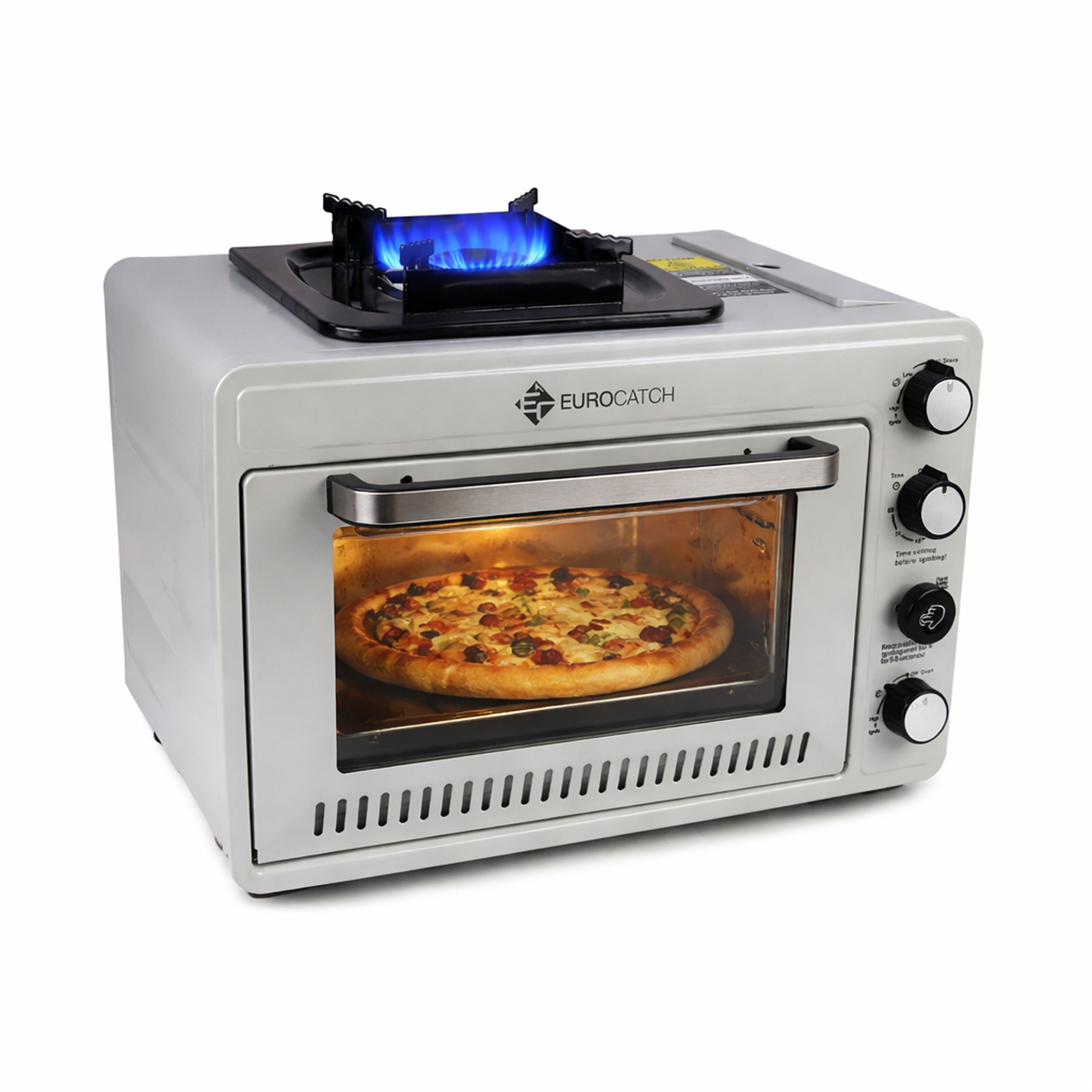 Eurocatch Gas Oven - Portable Camping Oven - 50x37x39cm 2,4Kw