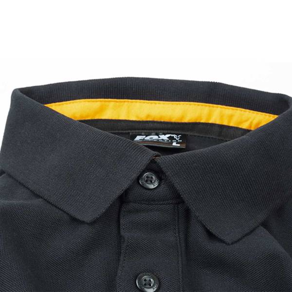 Fox Collection Black/Orange | Polo Shirt | Maat XL