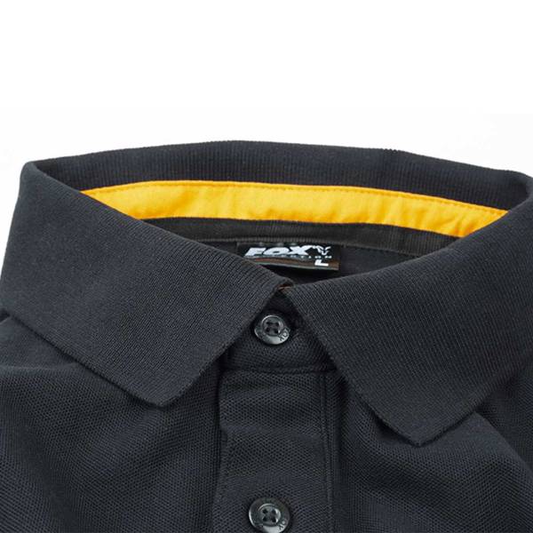 Fox Collection Black/Orange | Polo Shirt | Maat M