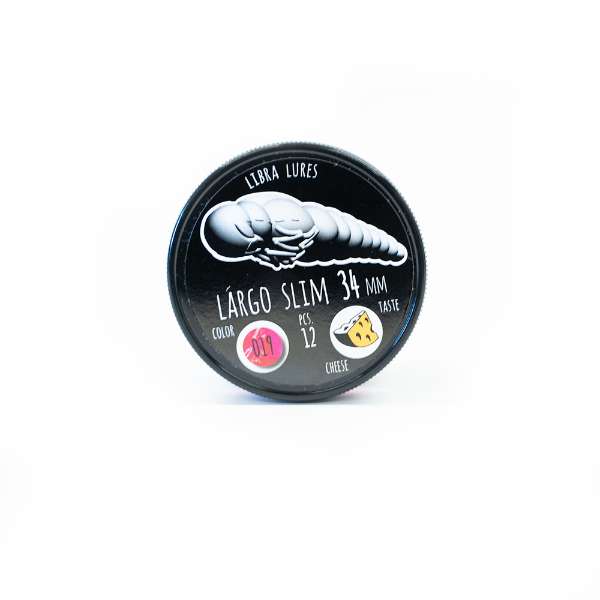 Libra Lures Largo Slim Larve | Hot Pink Limited | 3.4cm | 12 Stuks