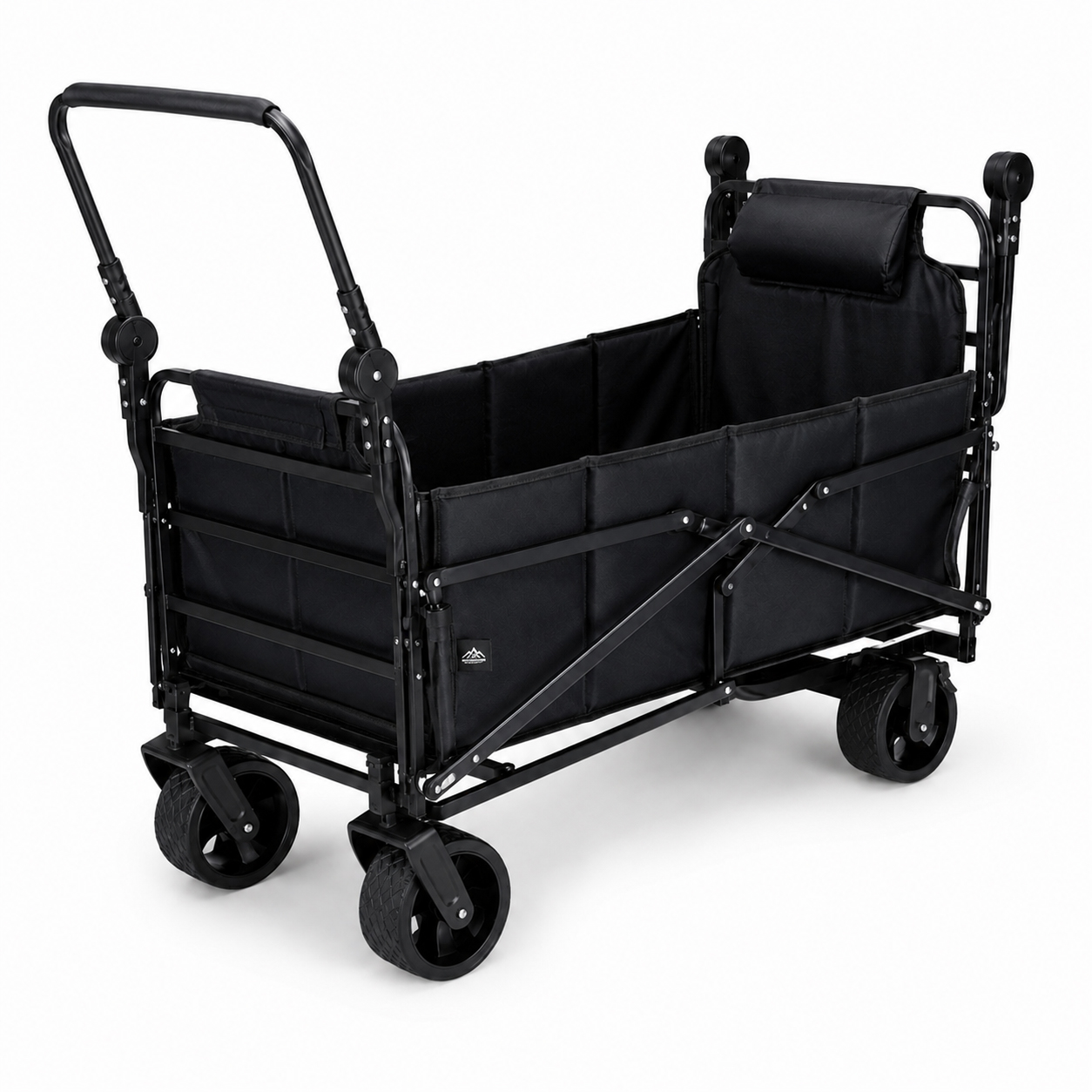 Eurocatch Folding wagon - Bedchair 400lbs - 85x53x74cm - Black