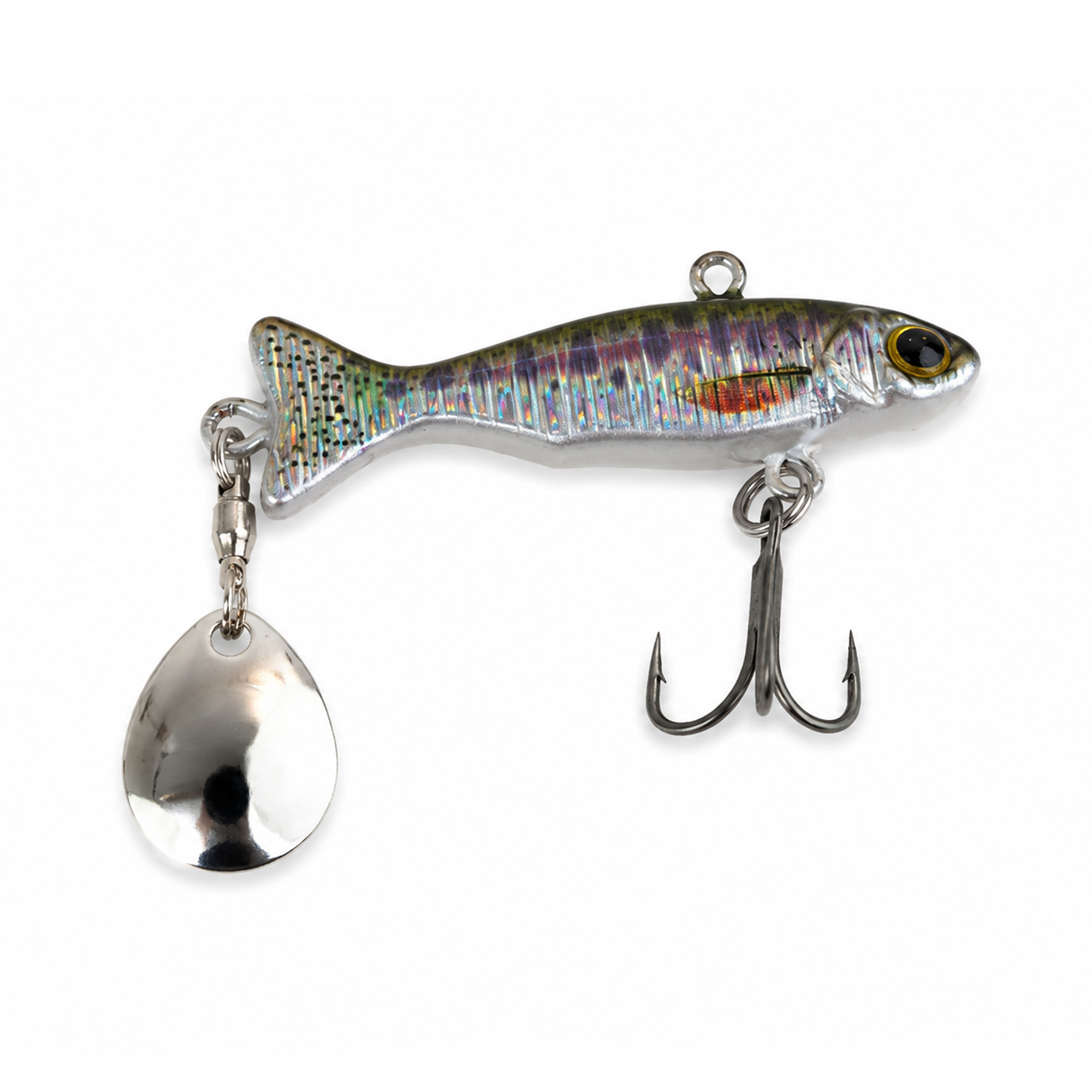 Fish-Xpro LifeMetal Tail Spinner set - 4,5cm - 23g - Set 5pcs - incl Tackle Box