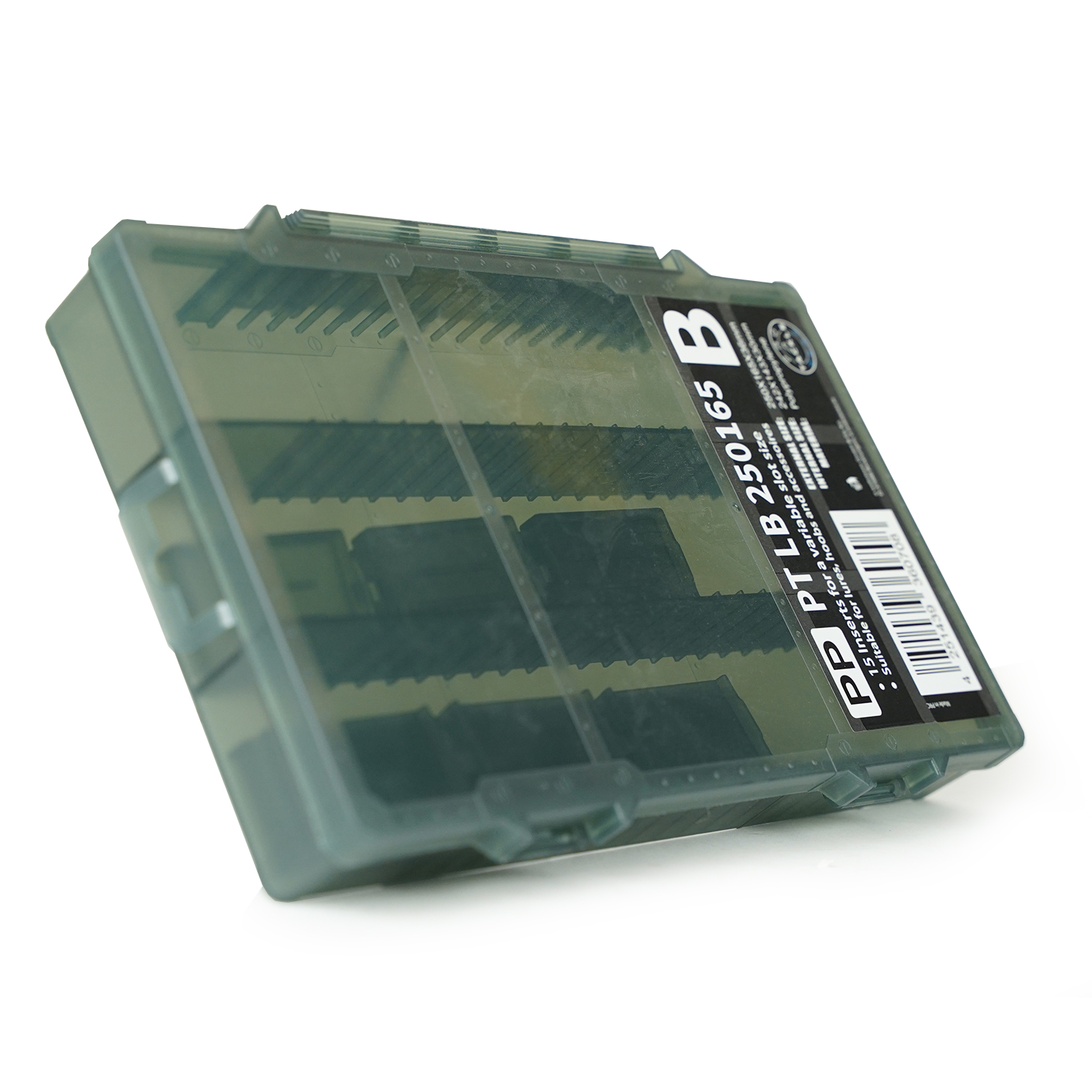 Eurocatch Pro-Tackle LureBox - Viskoffer - 25G Indeelbaar 25x16x3,6cm Grey 