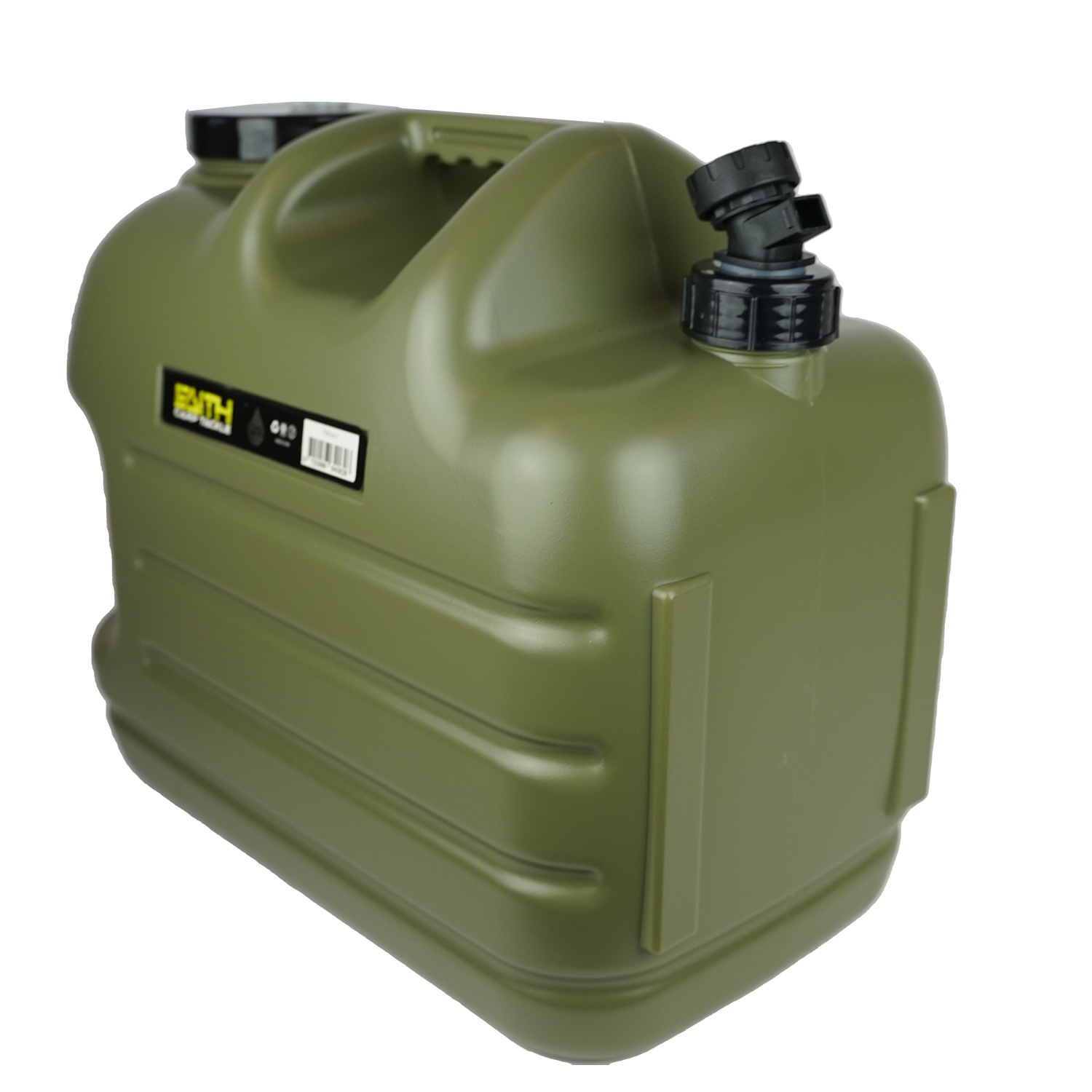 Faith | Jerrycan met Kraan | 25 Ltr | 43x24x35.5cm | Polyethyleen Groen | Voedsel-Veilig