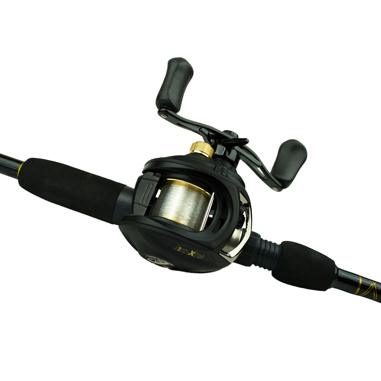 FISH-XPRO Baitcasting Combo | Roofvis Set | 1.95m | Hengelset 