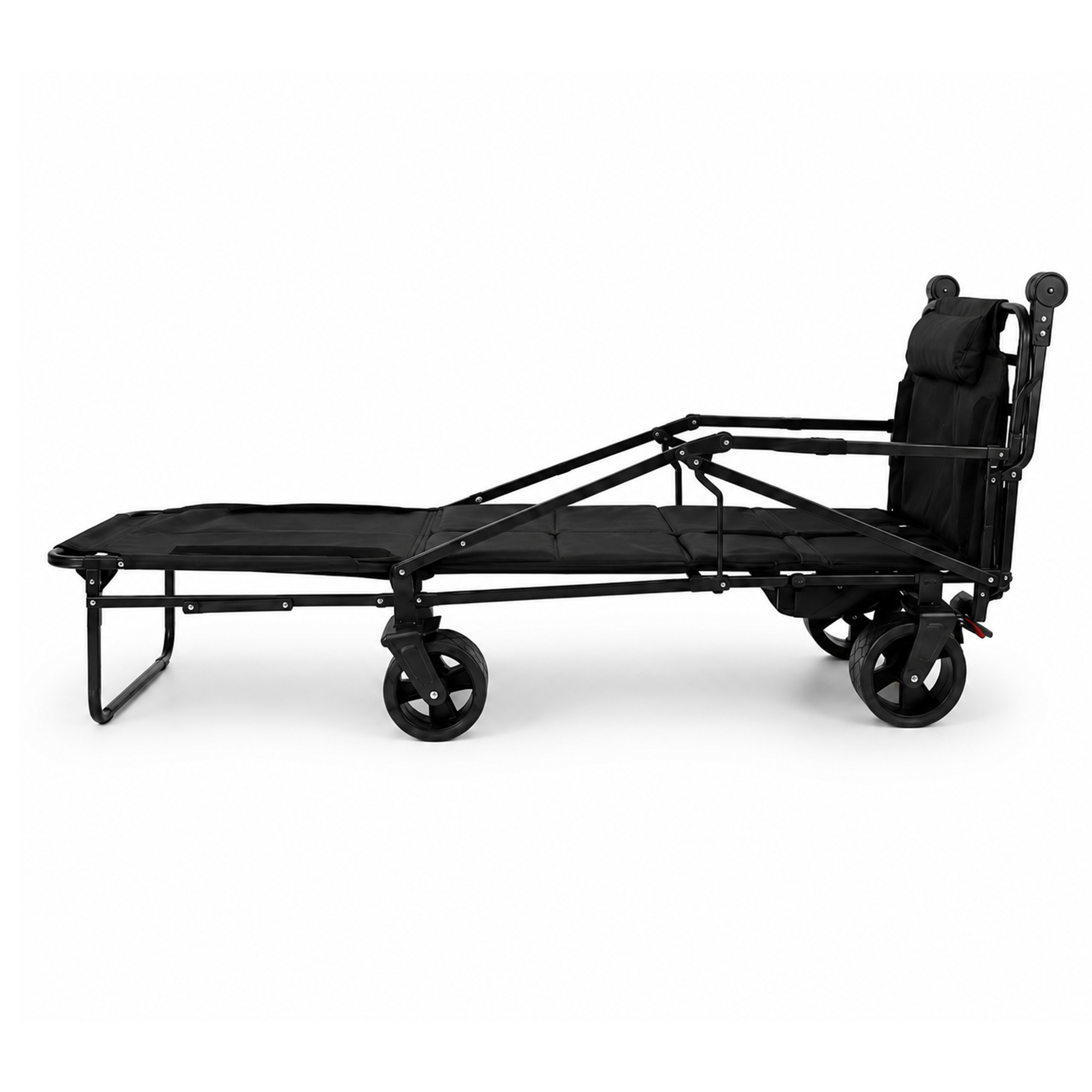 Eurocatch Folding wagon - Bedchair 400lbs - 85x53x74cm - Black