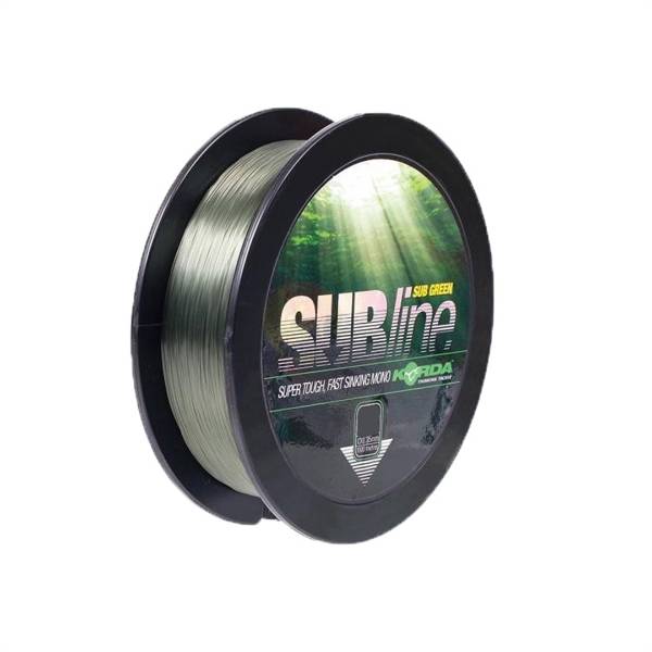 Korda Subline | Nylon Vislijn | Green | 15lb | 0.40mm | 1000m