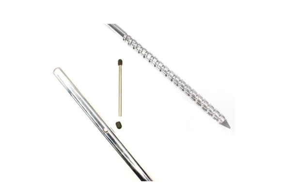 X2 Massive Umbrella Pole | Paraplu Grondpen | 90cm | Massief Aluminium