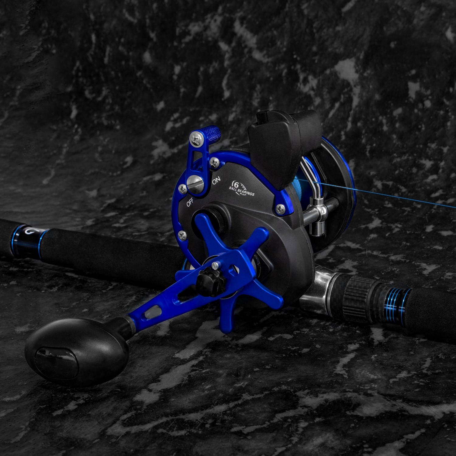 Eurocatch Fishing Beastcounter Reel 4301LH met Teller | Zeevis Reel