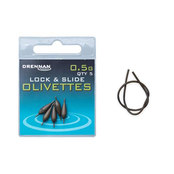 Drennan Olivettes Lock & Slide | Lood | 0.5g