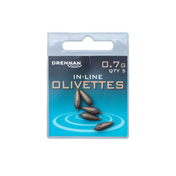 Drennan In-Line Olivette | Blei | 0,7g