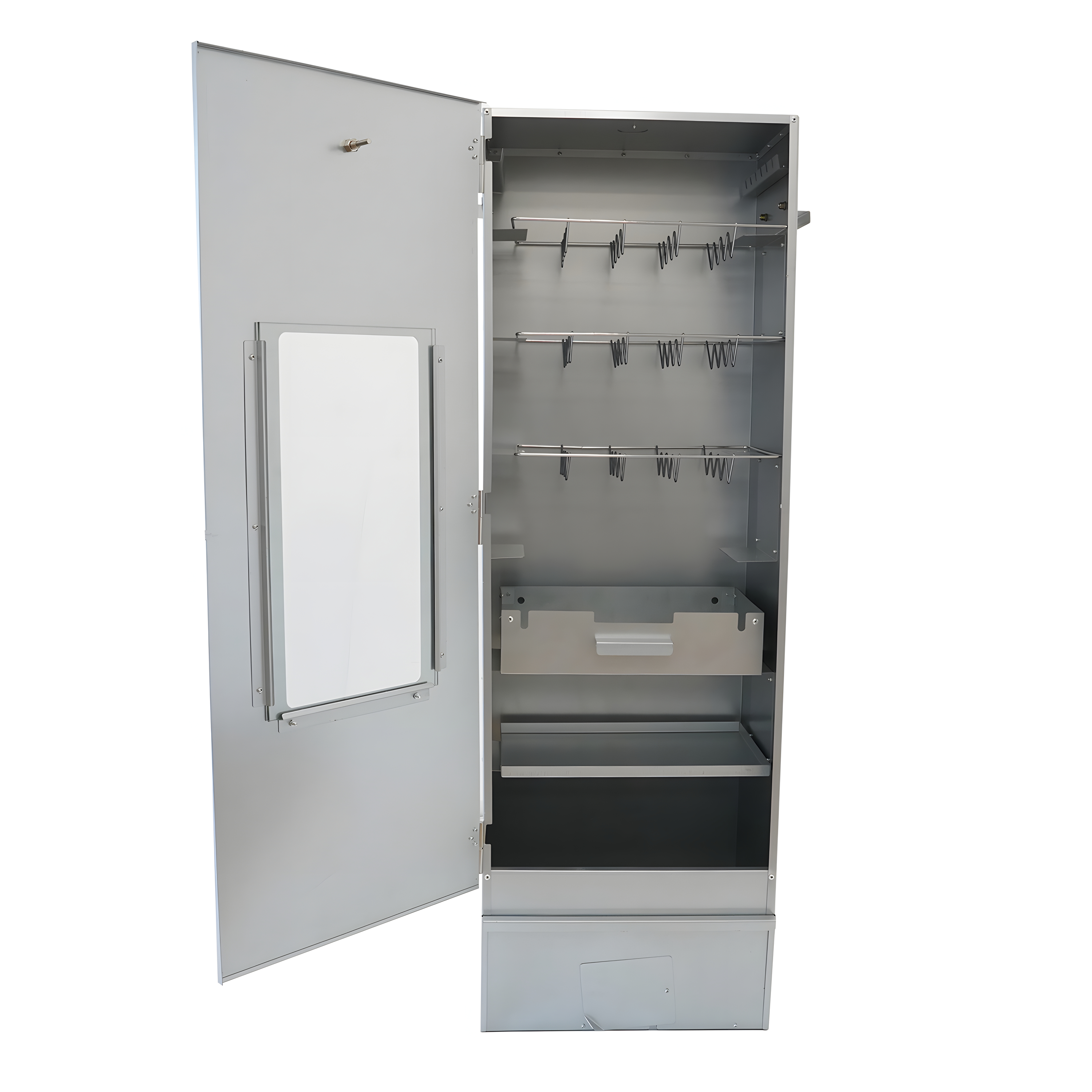 EuroCatch Rookoven  Big One - 120x44x28cm - Incl. Thermometer - Rookhaken - RVS Roosters