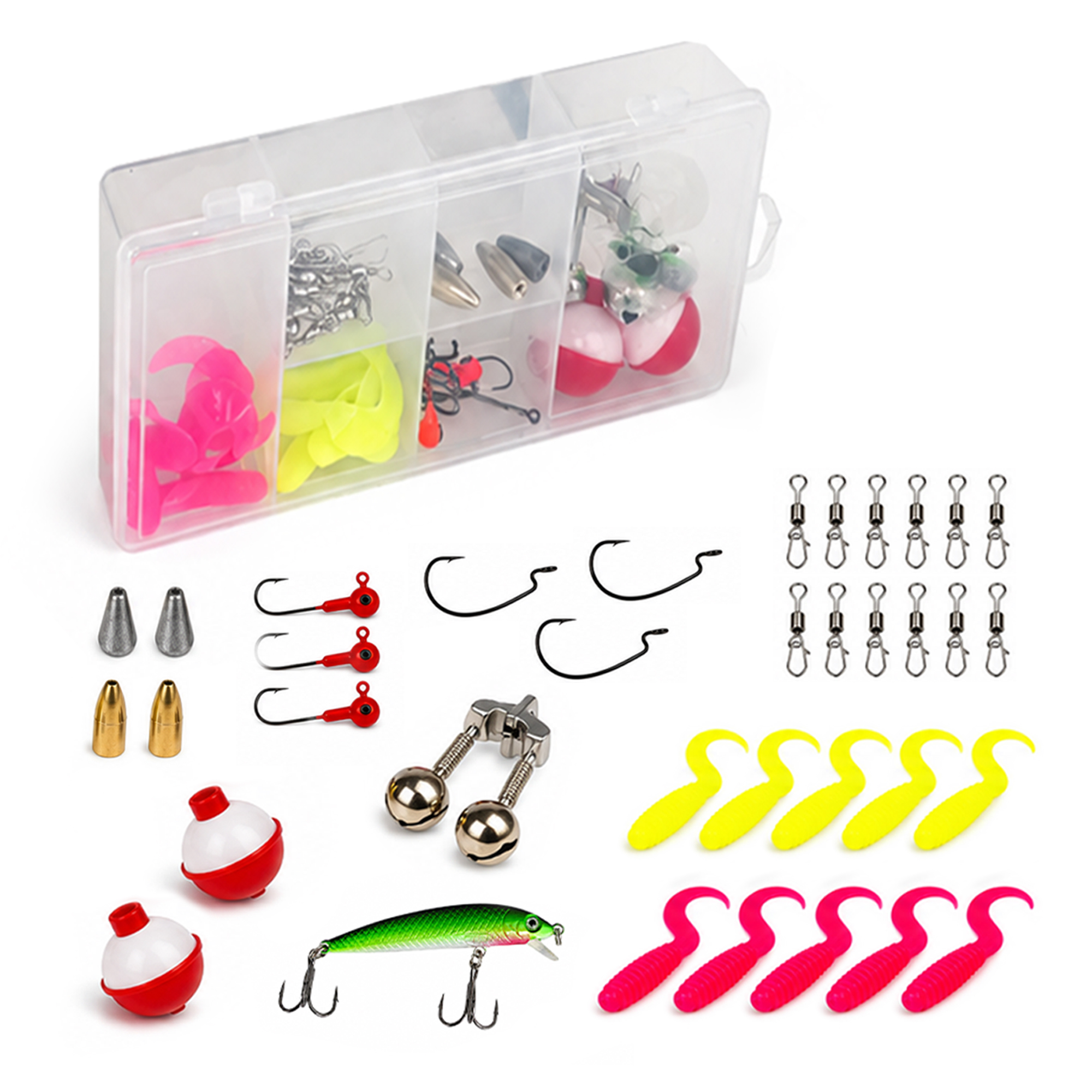 Fish-Xpro Firefly fish - Complete Hengelset- met lichtgevende molen - Hengel 2.10m - Stoel en accessoires  # zeer compleet  