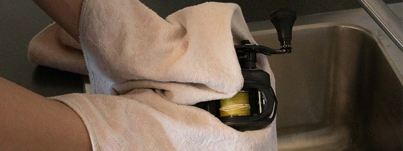 droge doek droogmaken reel onderhoud