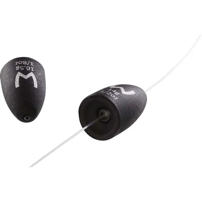 Westin Tungsten Bullet Weights - 7g - Matte Black - 3Pcs