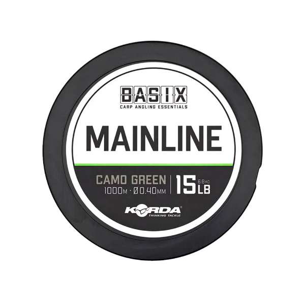 Korda Basix Mainline | Nylon Vislijn | 15lb | 0.40mm | 1000m